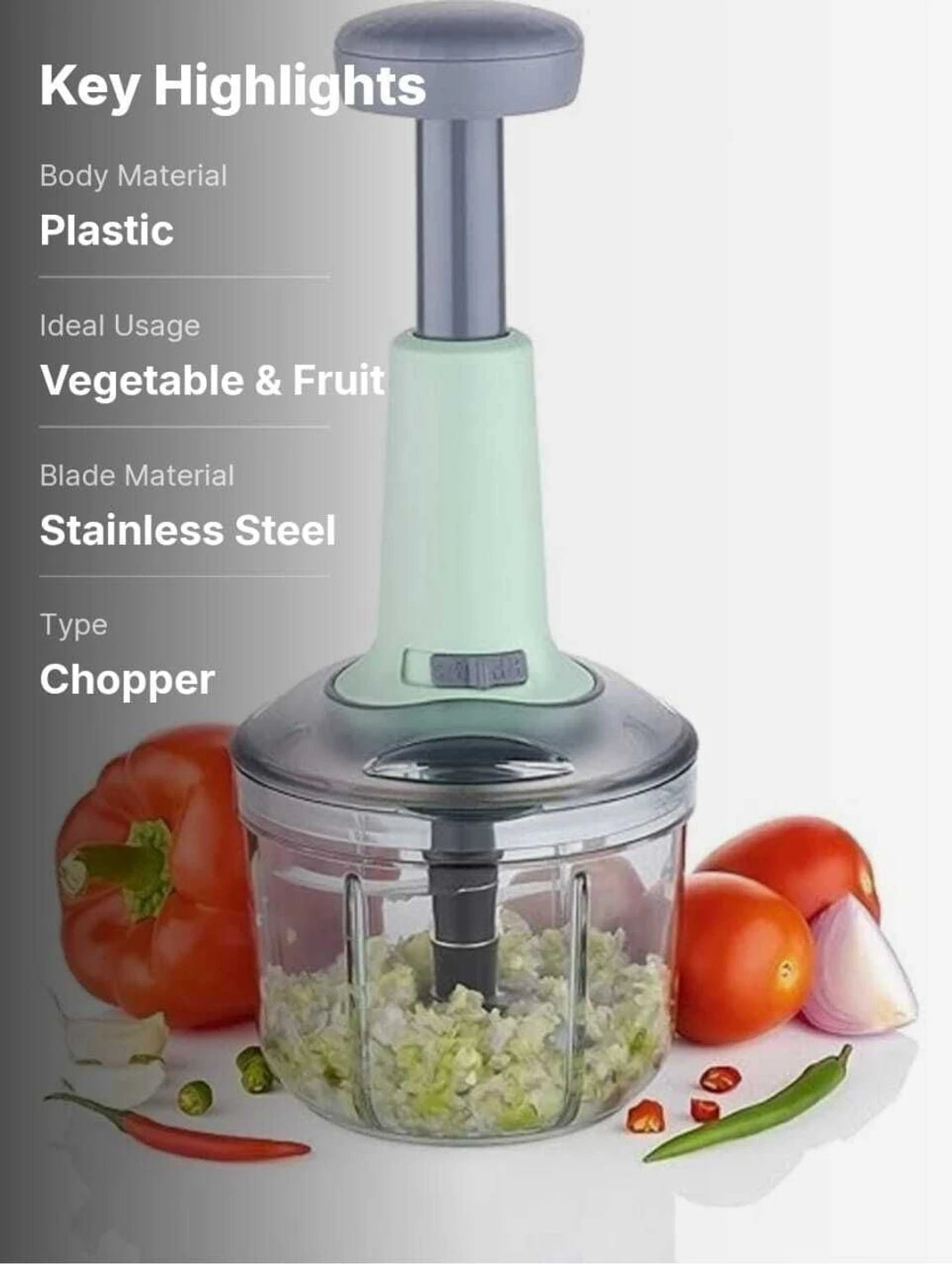 Manual Fruit and Vegetable Chopper