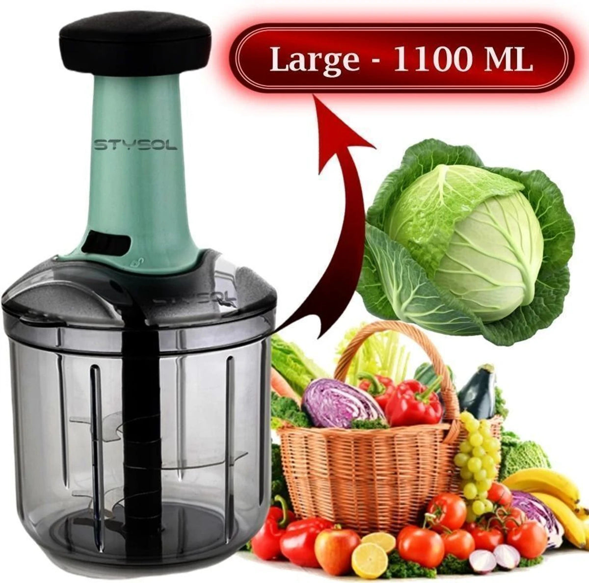 Manual Fruit and Vegetable Chopper